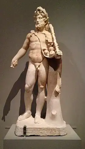 Vertumne, Ier – IIe&nbsp;siècle après J.-C., marbre, musée des Beaux-Arts de Tours.