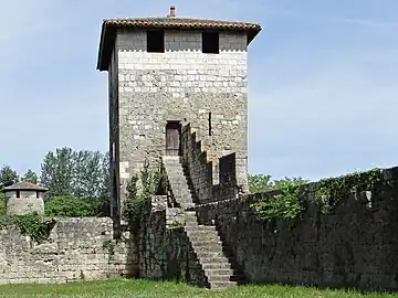 La porte est, côté intérieur