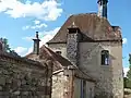 La chapelle, à gauche de la cour d'honneur.