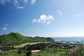 Vue de Tonaki-shima.