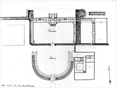 Plan d'ensembleFrancesco Muttoni en 1760