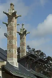 mitres des cheminées Villa Majorelle