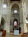 Transept, vue sud-nord.