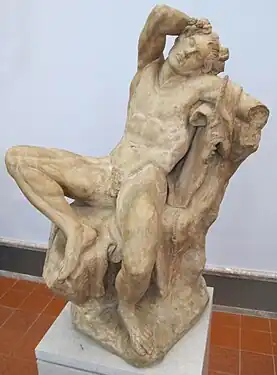 Copie du Faune Barberini (1799) par Vincenzo Pacetti&nbsp;(en), Berlin, Bode-Museum.