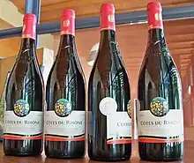 Côtes-du-rhône de la cave de Vinsobres