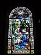 Vitrail de l'église.