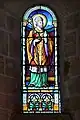 Vitrail de Saint-Germain au chevet de l'église.