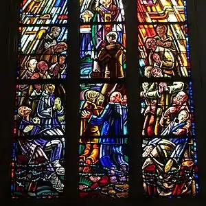 Détail de la Messe de St Grégoire - Les déportés.