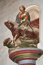 Saint Georges terrassant le dragon ( Classé MH (1913)).
