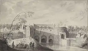 La Porte de Laeken (fin XVIIIe&nbsp;siècle).