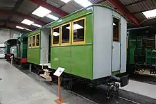 Voiture B2 des Tramways du Quercy.