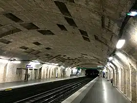 La station lors de sa rénovation, en 2016.