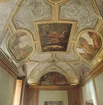 Annibale Carracci, plafond du Camerino Farnese, 1595-1596.