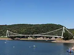 Passerelle sur la Swiss Bay, Vranov nad Dyjí