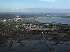 Vue générale de Vic-la-Gardiole.