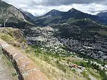 vue de Briançon depuis Puy-Saint-Pierre