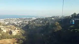 Le télécabine de Oued Koriche.