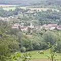 Vue du village depuis « Le Cirque ».