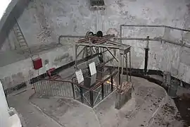 Le puits, bastion Saint-André.Diamètre : 5,85&nbsp;m,profondeur : 62&nbsp;m.