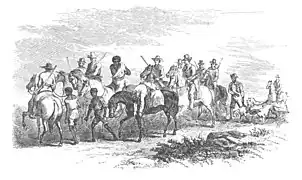 Illustration de la nouvelle The White Slave de Richard Hildreth, 1852.