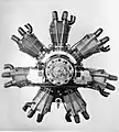 Walter Castor&nbsp;(en), 1928, un moteur de 7 cylindres pour un avion