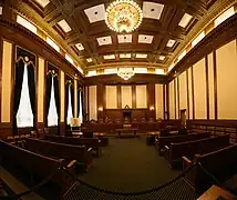 Intérieur de la Cour suprême.