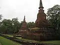 Wat Phra That, deux chedis (stupas) en forme de cloche