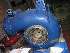 Turbine Francis, de fabrication suisse, à Zurich.