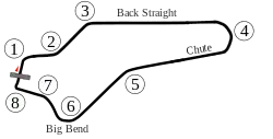 Plan du circuit 1960-1970