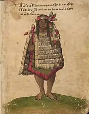 Auf die Manier gand Indianische Weiber, Ist nit mer dan aine herrauss kumen. p.&nbsp;1