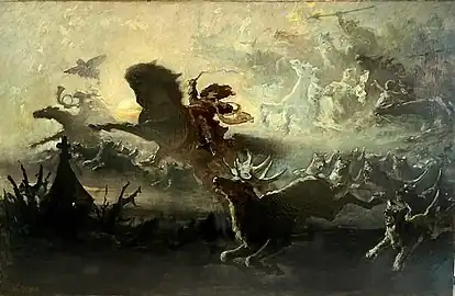 Gustav Wertheimer&nbsp;(en), Chasse infernale, 1889.