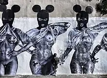 Wheatpaste on a grand scale.