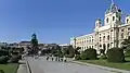 Der Maria-Theresien-Platz, rechts das Naturhistorische Museum