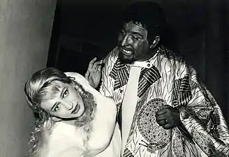 Avec Jožko Lukeš&nbsp;(sl) en 1963 dans Othello de Shakespeare