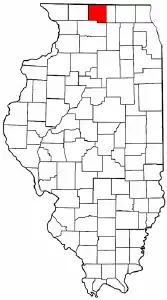 Localisation de Comté de Winnebago(Winnebago County)