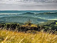 Vue depuis la colline de Neubürg (587&nbsp;m) vers l'ouest.