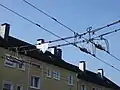 Ligne de contact sur Gräfrather Straße