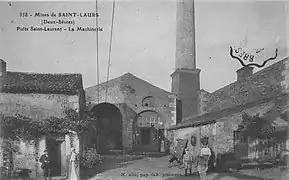 Bâtiment de la machine d'extraction.