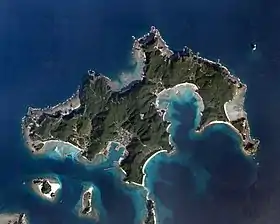 Vue satellite de Zamami