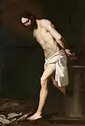 Francisco de Zurbarán – Christ à la colonne (1661)