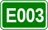 Route européenne 003