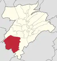 Localisation de Cessange