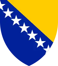 Emblème de Bosnie-Herzégovine portée par l'armée