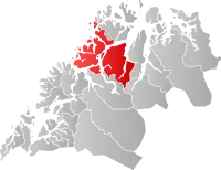 Localisation de Tromsø