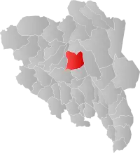 Localisation de Ringebu