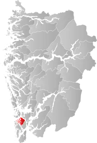 Localisation de Fitjar