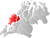 Localisation de Senja (commune)