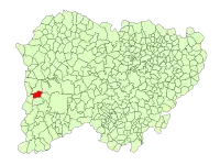 Localisation de Villar de Argañán