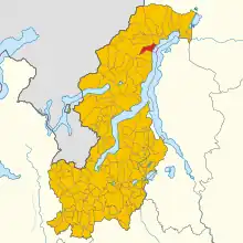 Localisation de Dongo