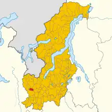 Localisation de Oltrona di San Mamette